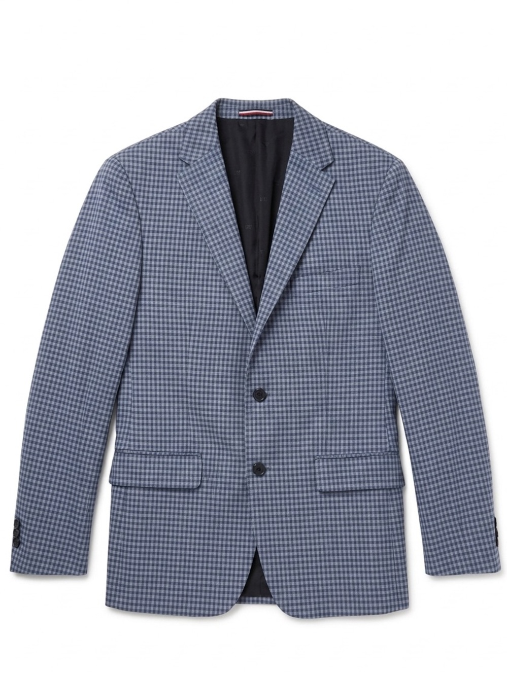 Tommy Hilfiger Men’s Blue Checked Blazer A1